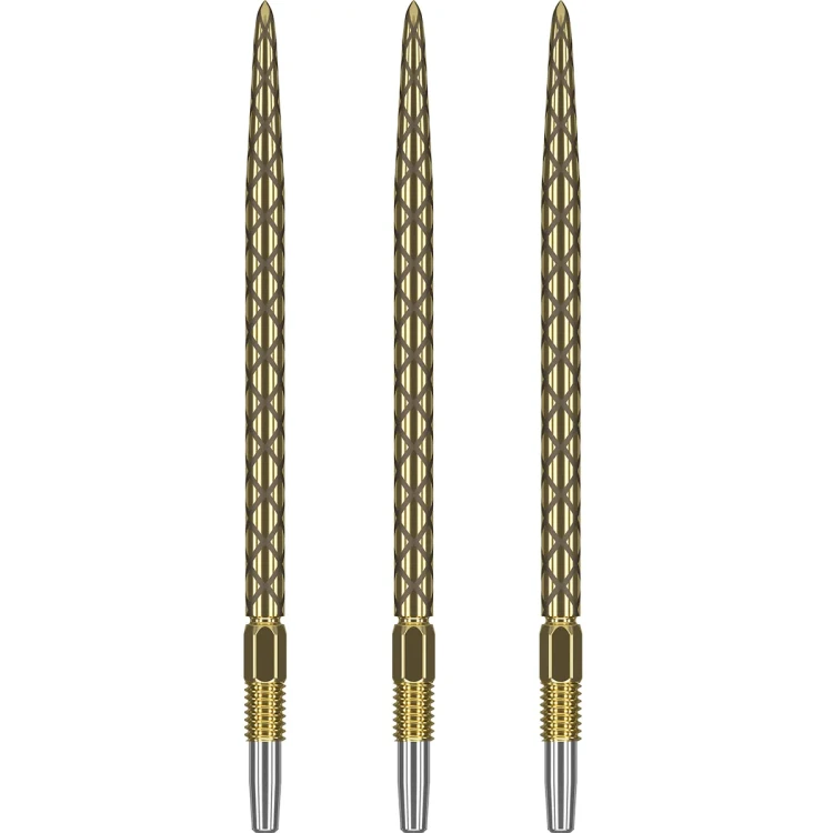 Stalowe Groty Końcówki Target Swiss Point Diamond Złote – 26mm, 30mm, 35mm, 40mm