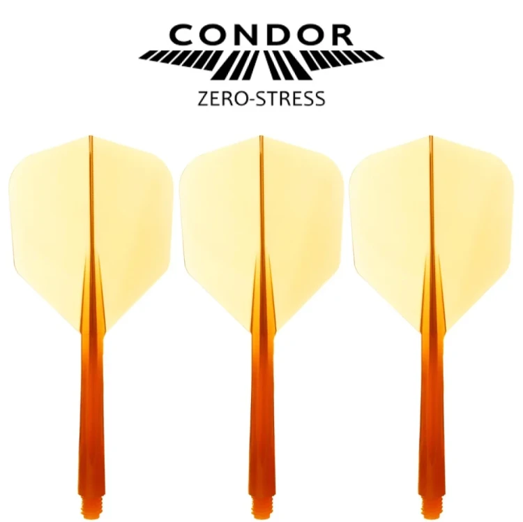 Condor Zero-Stress Shafty + Piórka Dart Pomarańczowy Small Short, Medium, Long