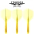 Condor Zero-Stress Shafty + Piórka Dart Żółty Small Short, Medium, Long