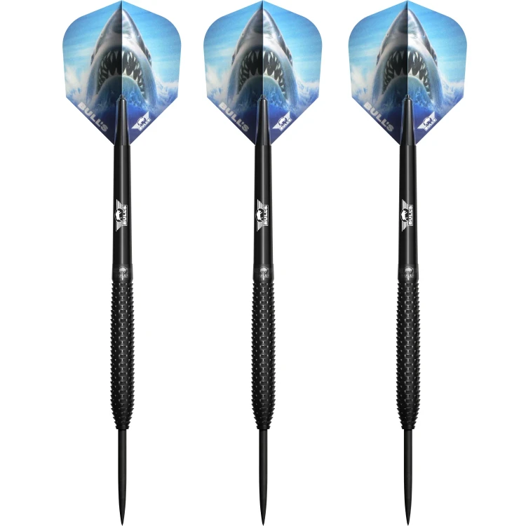 Lotki Rzutki dart Bull's Shark Pro Black 90% 22g, 23g, 24g, 25g