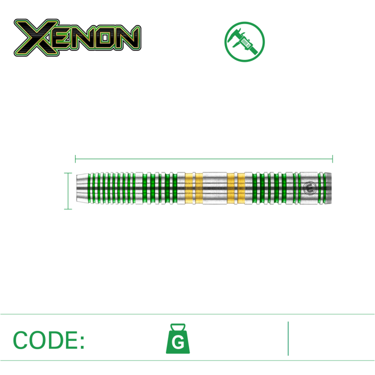 Lotki Rzutki Dart Winmau Xenon 90% Wolfram 20g Softip