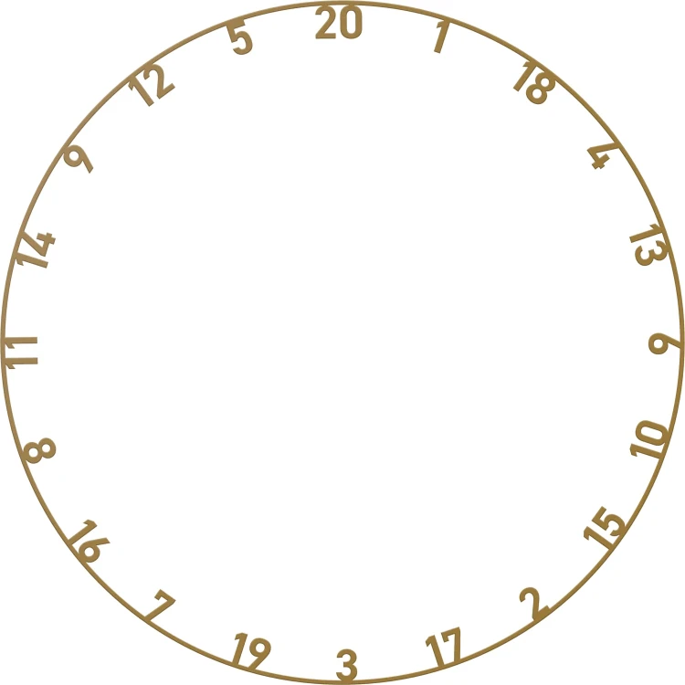 Bulls advantage dartboard ring gold.webp