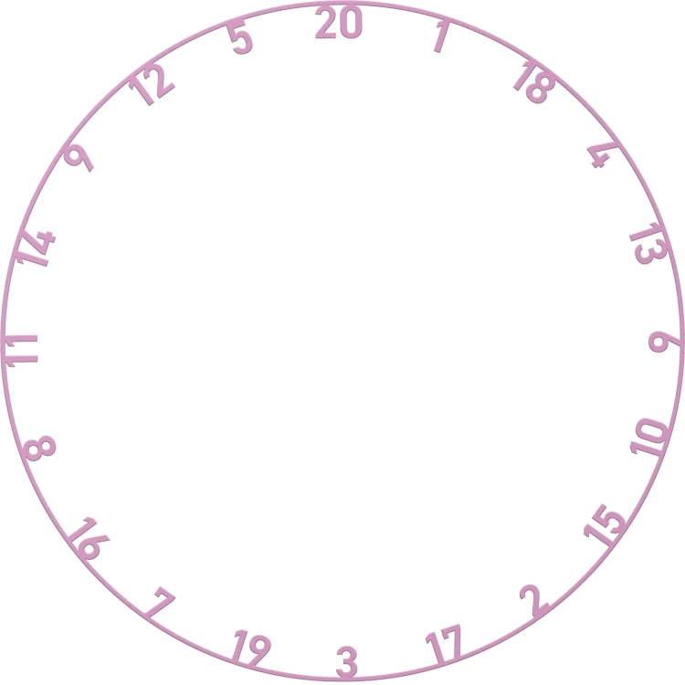 Bulls advantage dartboard ring pink.webp