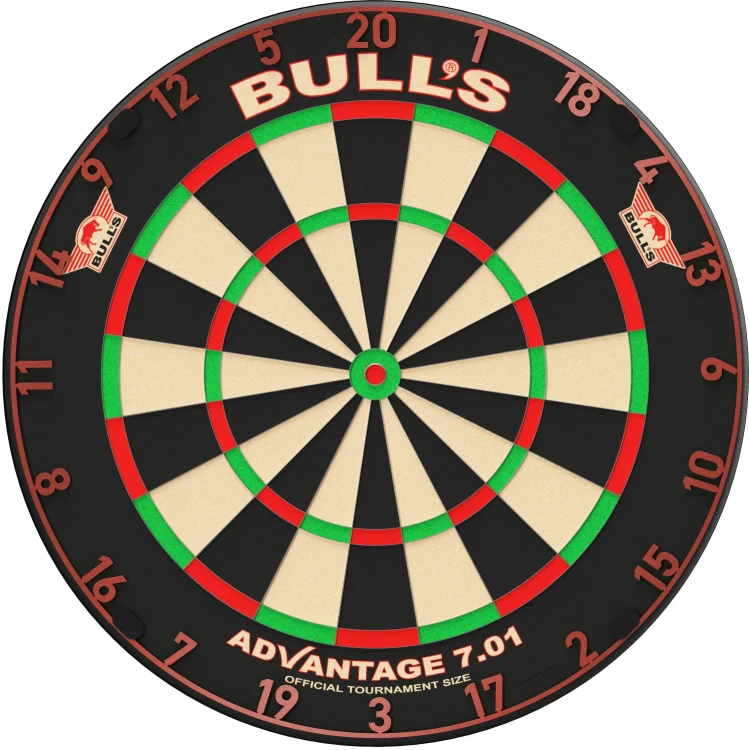 Bulls Number Ring on Board - Red.webp