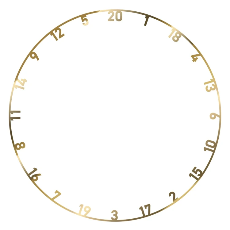 Zestaw Pierścieni Numerycznych Bull's do Tarczy Dart