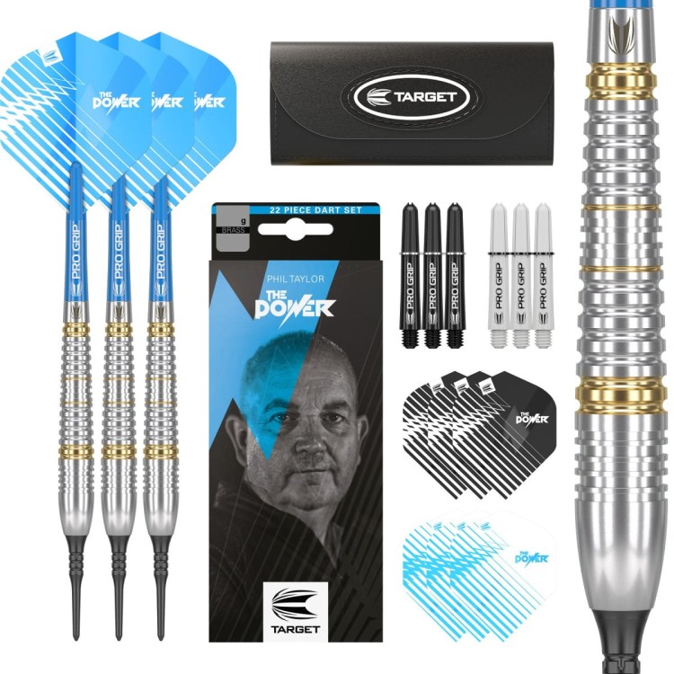 Lotki Rzutki Dart Target Phil Taylor Mosiężne 16g SOFT