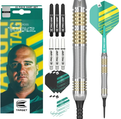 Lotki Rzutki Dart Target Rob Cross Mosiężne 16g SOFT