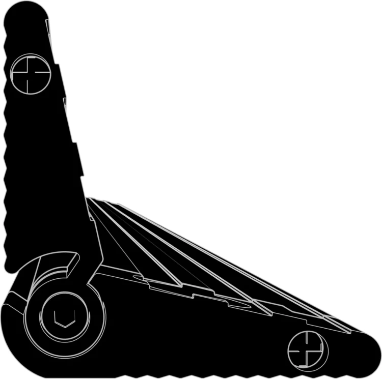 440241_TARGET KICK FLIP AL FOLDABLE OCHE 2026_SIDE_VIEW_LINE_DRAWING_03.webp