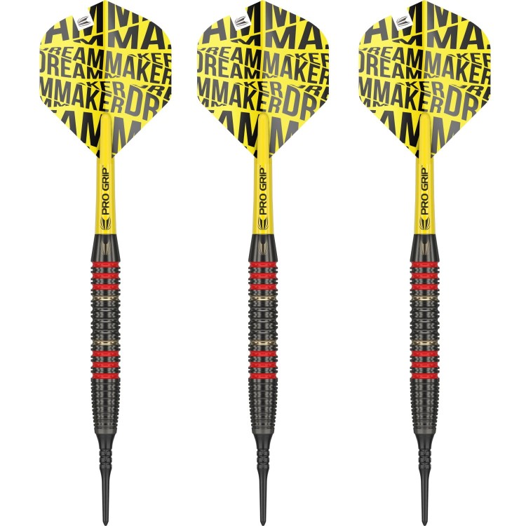 Lotki Rzutki Dart Target Dimitri van Den Bergh Mosiężne 16g SOFT