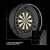Mission Black Logo Surround With Dart Holder  3.webp