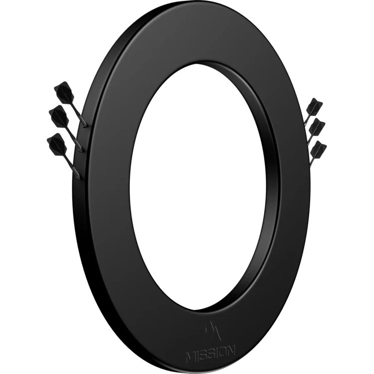 Mission Black Logo Surround With Dart Holder Angle.webp