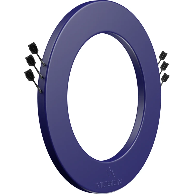 Mission Blue Logo Surround With Dart Holder Angle.webp