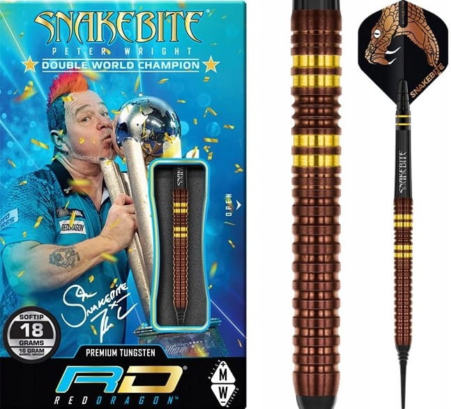 Lotki Rzutki Dart Red Dragon Peter Wright Copper Fusion 90% 18g