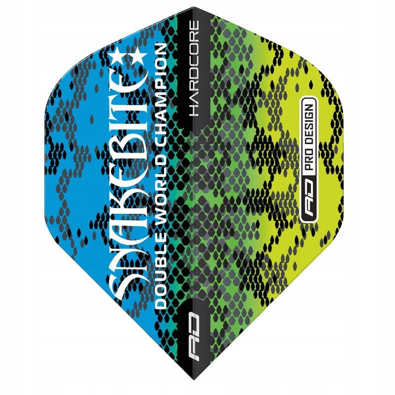 Piórka Red Dragon Peter Wright Snakebite do Lotek Rzutek Dart