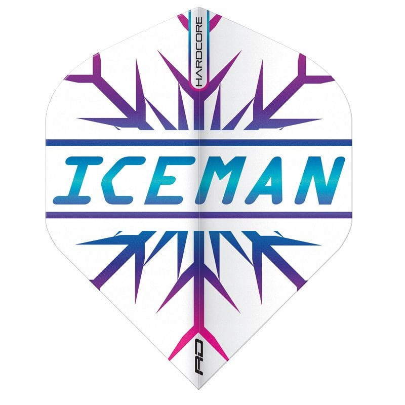 Piórka Red Dragon Gerwyn Price Iceman do Lotek Rzutek Dart