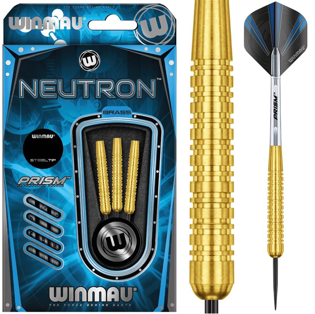 Lotki Rzutki Dart Winmau Neutron Brass Mosiężne 19g 21g
