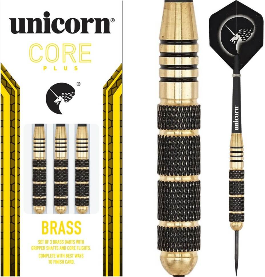 Lotki Rzutki Dart Unicorn Core Plus Brass 21g, 23g, 25g, 27g