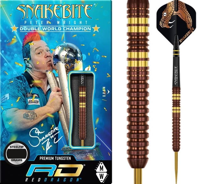 Lotki Rzutki Dart Red Dragon Peter Wright Copper Fusion 90% 21g , 23g