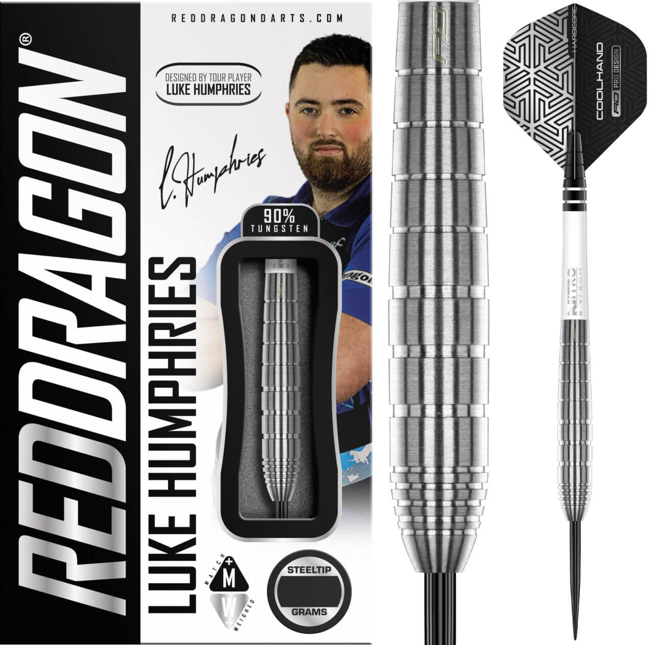 Lotki Rzutki Dart Red Dragon Luke Humphries TX1 90% Wolfram 22g, 24g