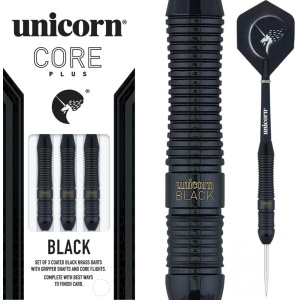 Lotki Rzutki Dart Unicorn Core Plus Black Steel 22 , 24g, 26g