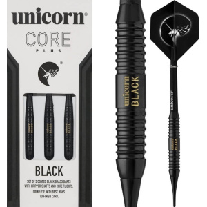 Lotki Rzutki Dart Unicorn Core Plus Black Soft 17g, 19g