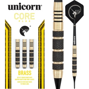 Lotki Rzutki Dart Unicorn Core Plus Brass SOFT 15g, 17g