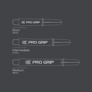 Shafty Target Pro Grip do lotek rzutek dart 9szt. - Short, Intermediate, Medium