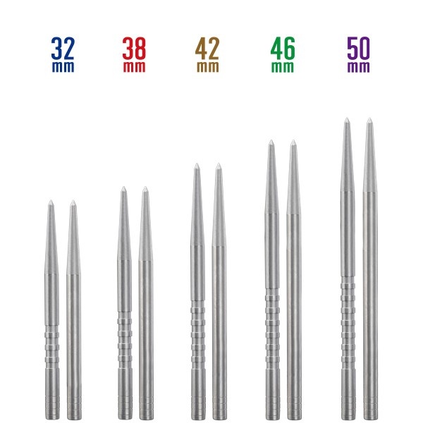 Stalowe Groty Końcówki Dart Condor Beak 32mm, 38mm, 42mm, 46mm, 50mm