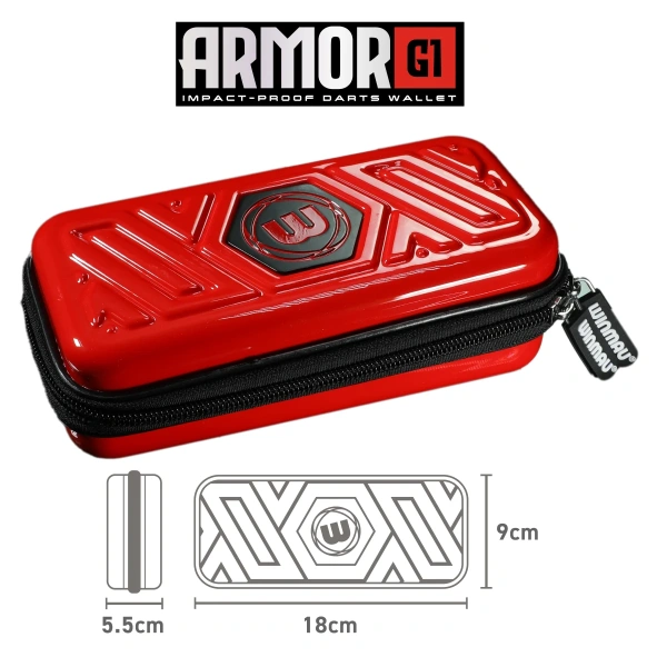 Pokrowiec Etui WINMAU Armor G1 Red na Lotki Rzutk Dart