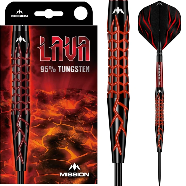 Lotki Rzutki Dart Mission Lava 95% Wolfram 22g, 24g