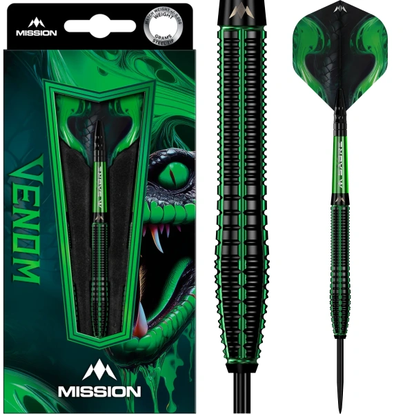 Lotki Rzutki Dart Mission Venom 90% Wolfram 23g, 25g