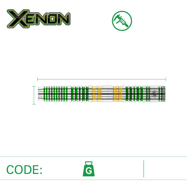 Lotki Rzutki Dart Winmau Xenon 90% Wolfram 20g - obrazek 2