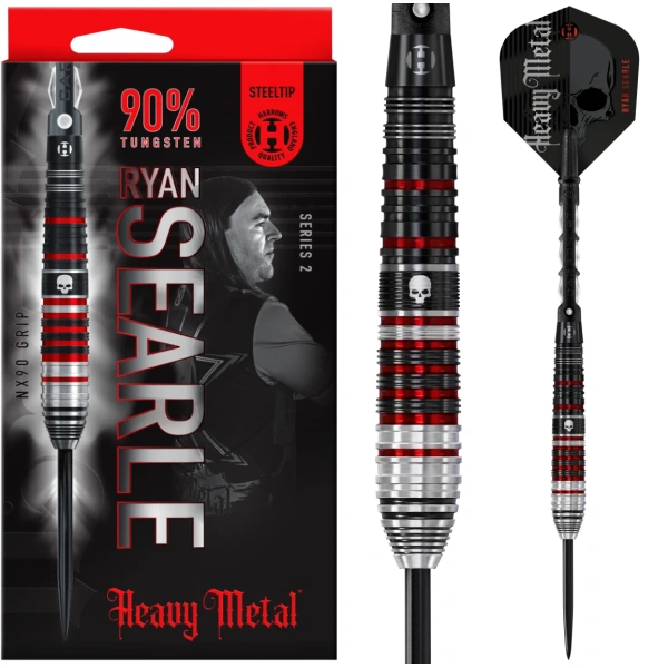 LOTKI RZUTKI DART HARROWS RYAN SEARLE V2 STEELTIP 90% Wolfram 22g, 23g, 24g, 26g, 30g, 32g