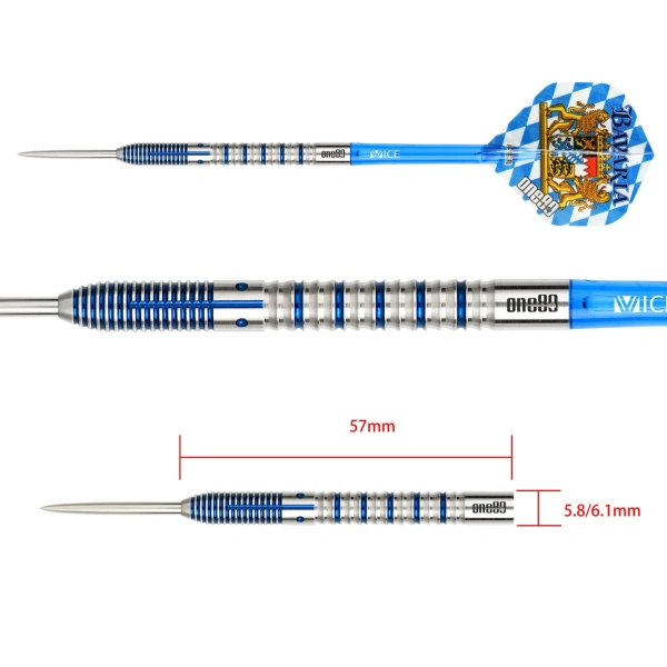 Lotki Rzutki Dart One80 Bavaria Ultra 03 - 21g, 23g - obrazek 4