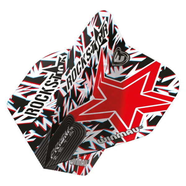 Piórka WINMAU Prism Joe Cullen Rockstar do Lotek Rzutek Dart - obrazek 2