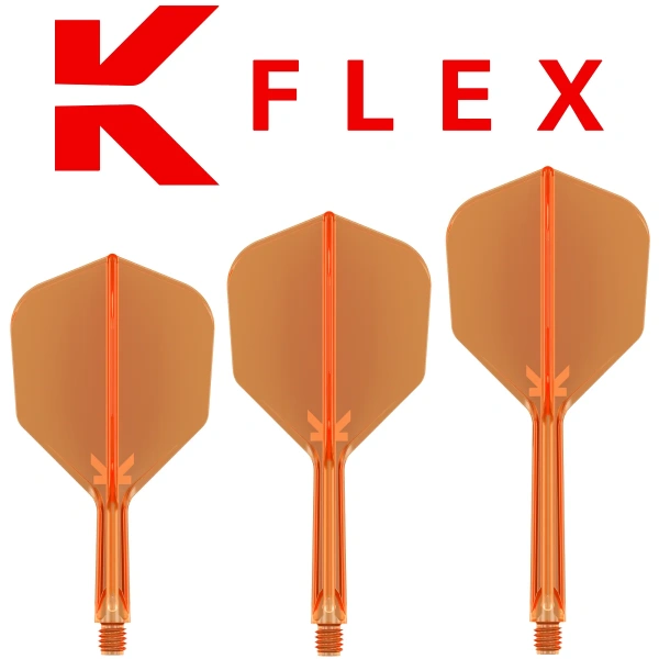 System Target K-Flex Piórka + Shafty Dart Pomarańczowe No.6 Short, Intermediate, Medium