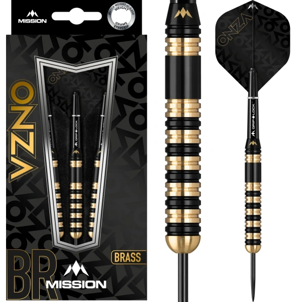 Lotki Rzutki Dart Mission Onza Brass M3 23g