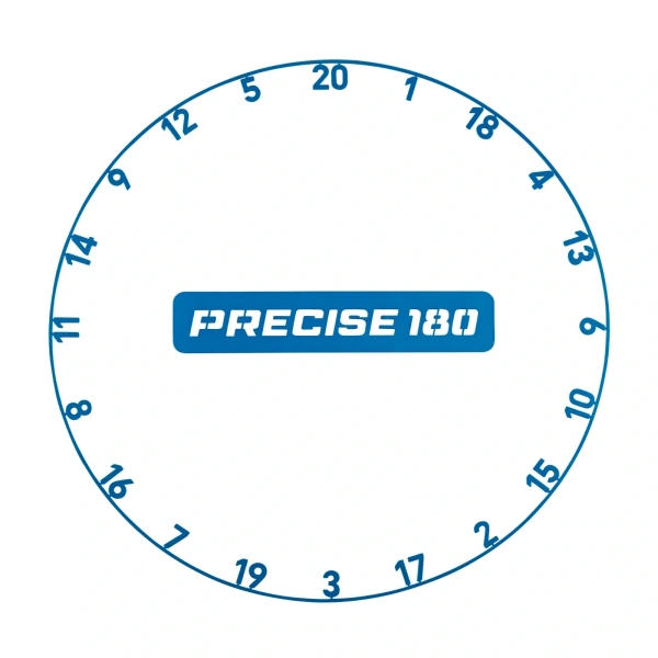 Pierścień Ring Numeryczny do sizalowej tarczy dart Precise180 Number Ring - Arctic Blue