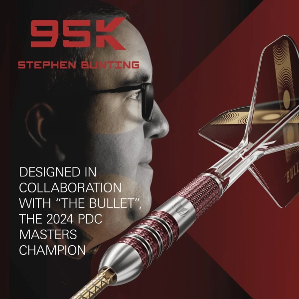 Lotki Rzutki Dart Target Stephen Bunting 95K SP 95% Wolfram 18g, 22g, 23g - obrazek 4