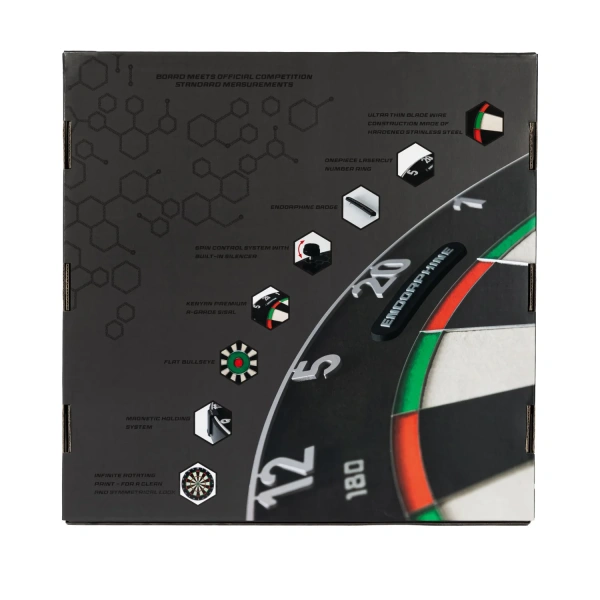 Precise180 Endorphine Profesjonalna Tarcza do gry w rzutki lotki dart - obrazek 7