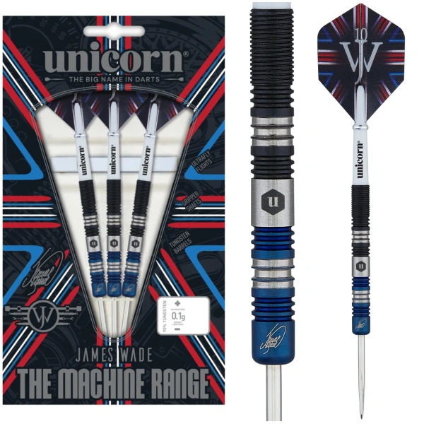 Lotki Rzutki Dart JAMES WADE THE MACHINE TWO-TONE 90% Wolfram 21g, 23g, 25g