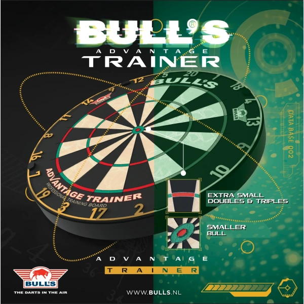 Tarcza treningowa do darta Bull's Gold Advantage Trainer - obrazek 2