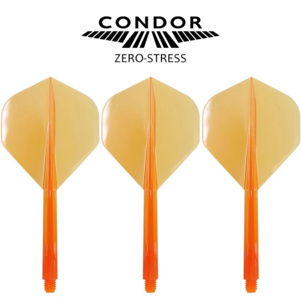 Condor Zero Stress Shafty + Piórka do rzutek Dart No.2 Standard Różowe – Short, Medium, Long