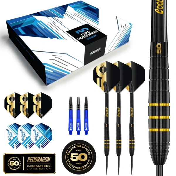 Lotki Rzutki Dart  Red Dragon Luke Humphries 50 Aniversary Edition 22g