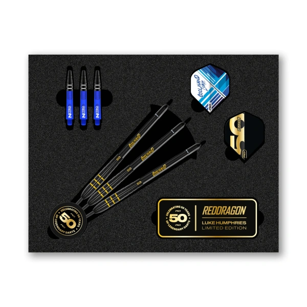 Lotki Rzutki Dart  Red Dragon Luke Humphries 50 Aniversary Edition 22g - obrazek 5