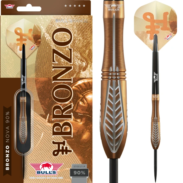Lotki Rzutki Dart Bull’s Bronzo Nova 90% 22g, 24g