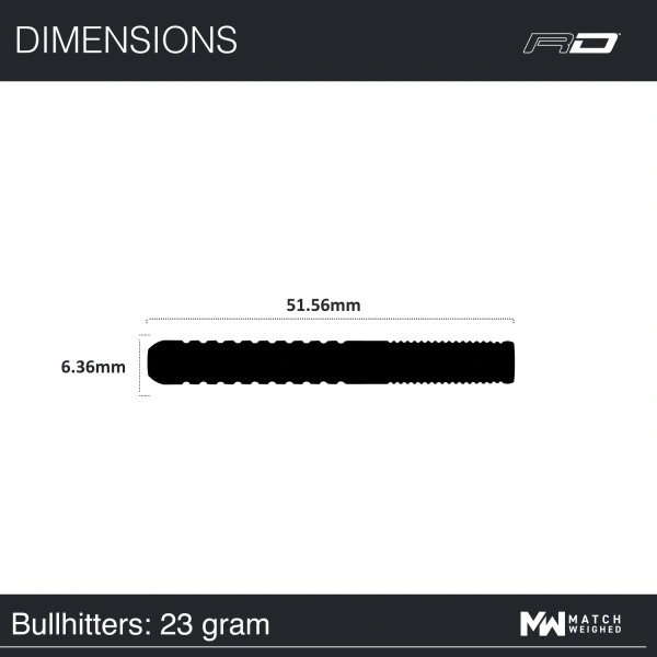 Lotki Rzutki Dart Red Dragon Bullhitters V1 90% - 23g - obrazek 3