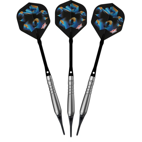 Lotki Rzutki Dart Bull’s Chaos Niebieskie Soft 90% 19g - obrazek 3