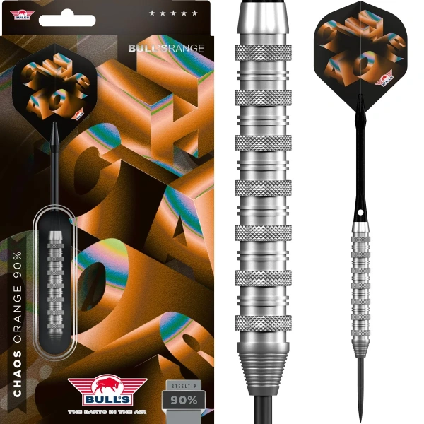 Lotki Rzutki Dart Bull's Chaos Pomarańczowe 90% 21g, 23g, 25g