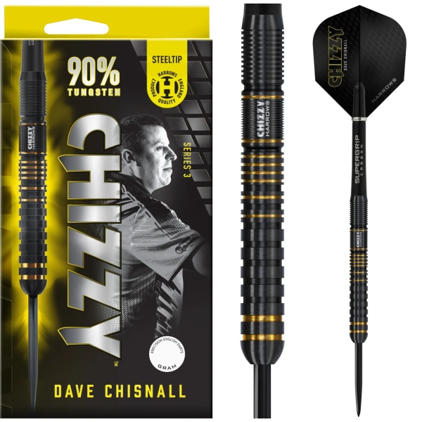 Lotki Rzutki Dart Harrows Dave Chizzy Chisnall S3 90% Wolfram 21g, 22g, 23g, 24g, 25g, 26g